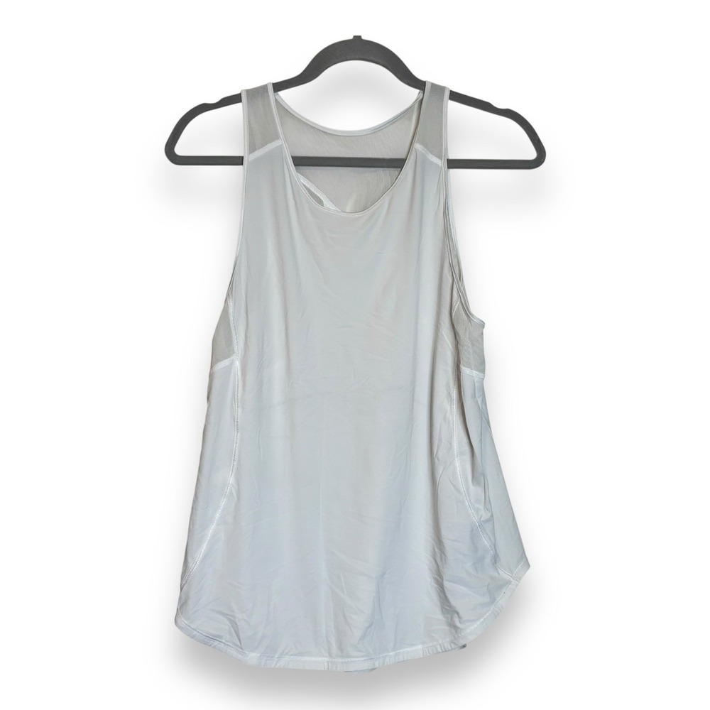Lululemon White Sheer Tank Top No Tag Racer Back